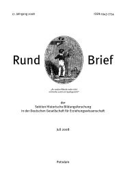 Rund Brief - Deutsche Gesellschaft für Erziehungswissenschaft