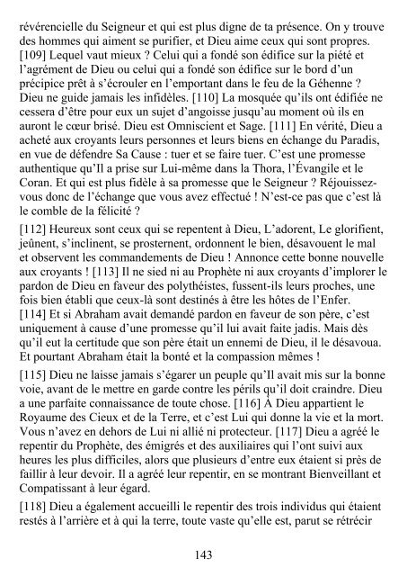 Lecture en ligne (version pdf) - Le Noble Coran