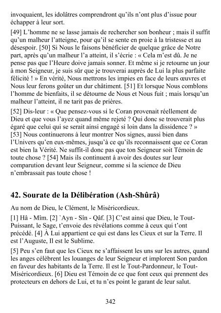 Lecture en ligne (version pdf) - Le Noble Coran