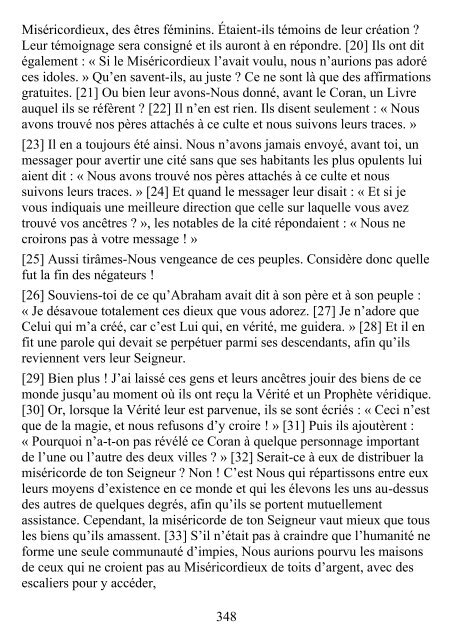 Lecture en ligne (version pdf) - Le Noble Coran