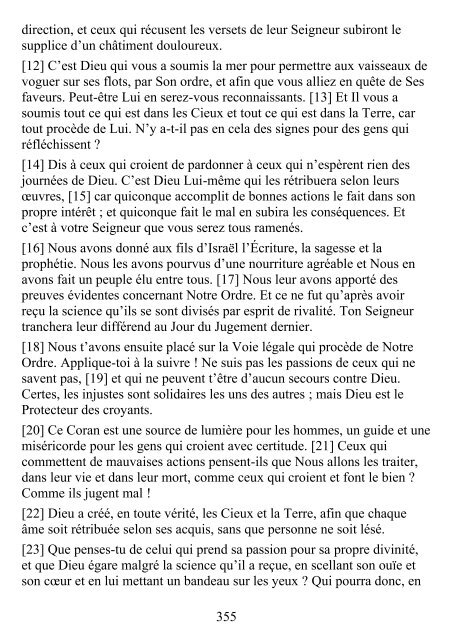 Lecture en ligne (version pdf) - Le Noble Coran