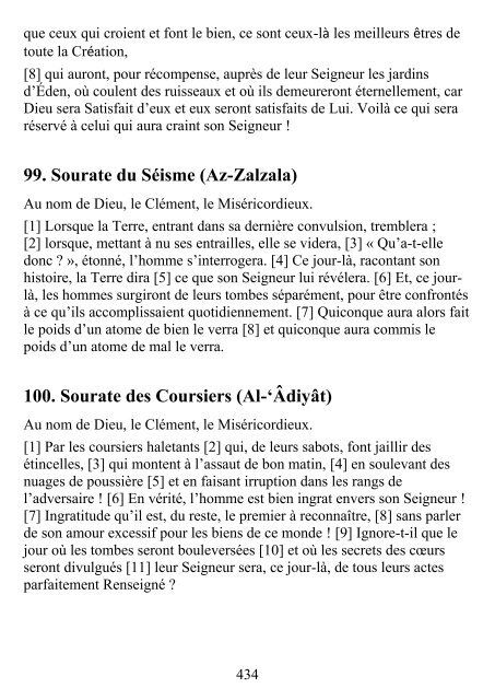 Lecture en ligne (version pdf) - Le Noble Coran