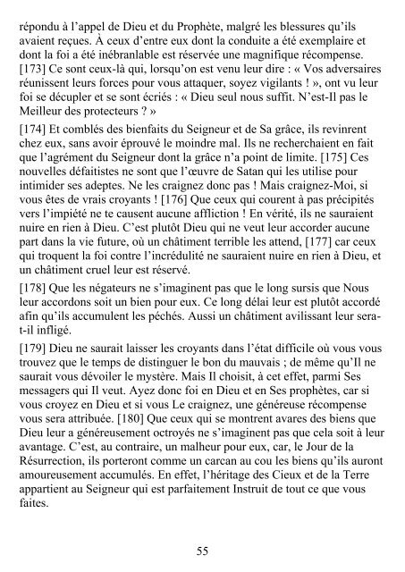 Lecture en ligne (version pdf) - Le Noble Coran