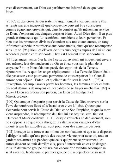 Lecture en ligne (version pdf) - Le Noble Coran