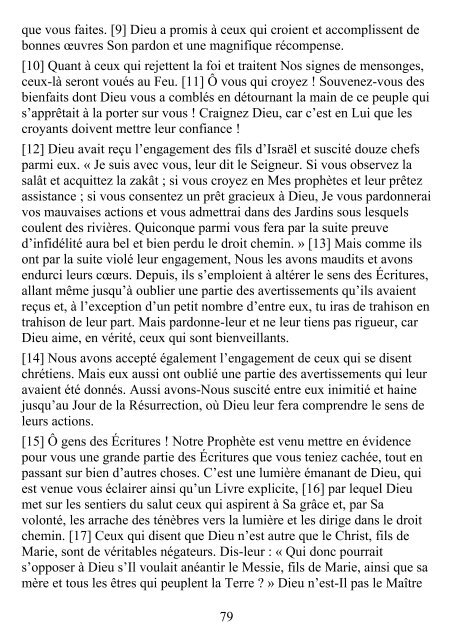 Lecture en ligne (version pdf) - Le Noble Coran