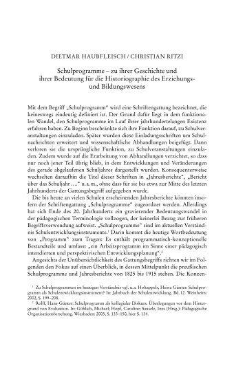 PDF-Datei des Aufsatzes - Bibliothek für Bildungsgeschichtliche ...