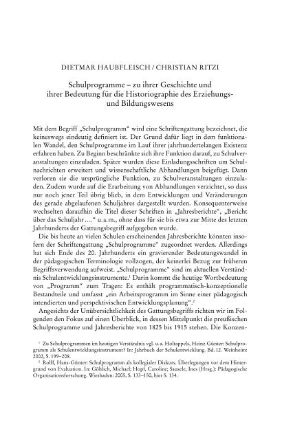 PDF-Datei des Aufsatzes - Bibliothek für Bildungsgeschichtliche ...