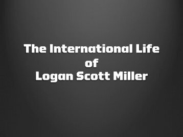 The International Life of Logan Scott Miller - BBYO