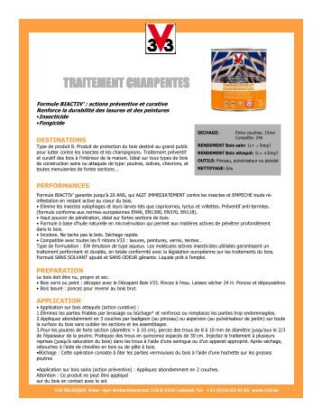 Traitement Charpente F - V33