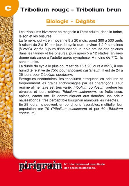 PIRIGRAIN Guide conseil - Groupe SOJAM