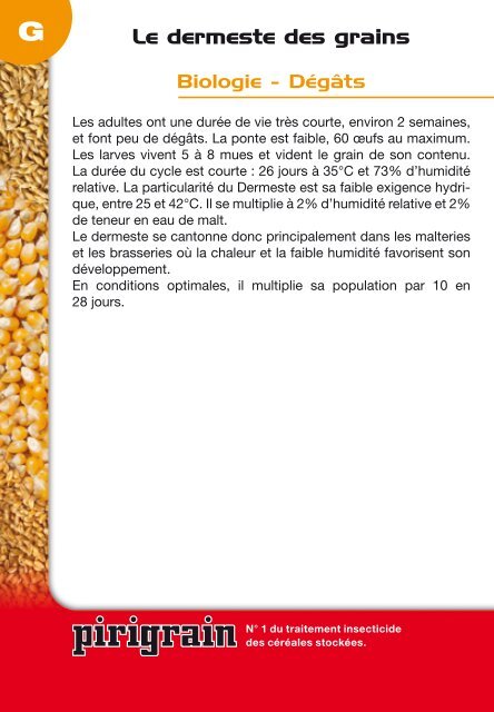 PIRIGRAIN Guide conseil - Groupe SOJAM