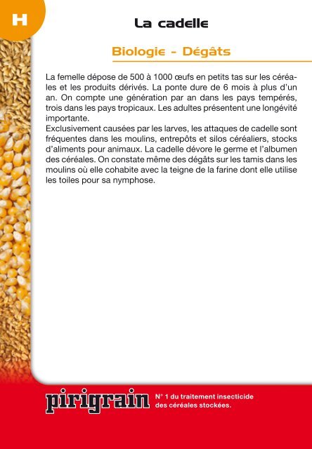 PIRIGRAIN Guide conseil - Groupe SOJAM