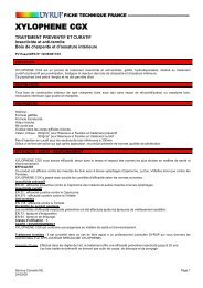 Fiche Technique Traitement du Bois XYLOPHENE CGX - Dyrup