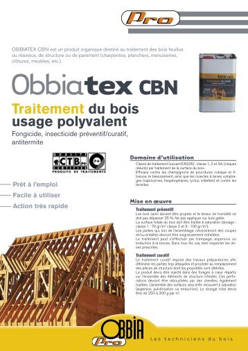 OBBIATEX CBN Fiche.indd - Quincaillerie PORTALET