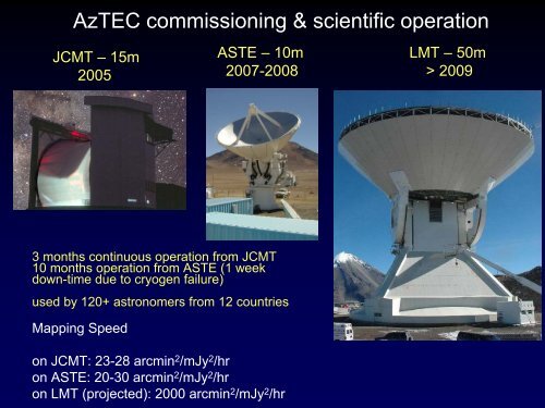 The Large Millimeter Telescope - Berkeley Center for Cosmological ...