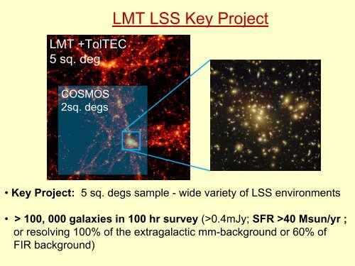 The Large Millimeter Telescope - Berkeley Center for Cosmological ...