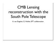 CMB Lensing reconstruction with the South Pole Telescope