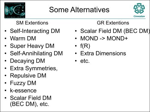 Problems and Alternatives to Lambda Cold Dark Matter - Berkeley ...