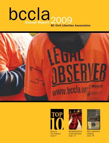 Annual Report - BC Civil Liberties Association