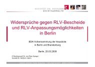 Widersprüche gegen RLV-Bescheide und RLV ...