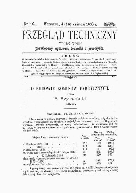 PRZEGLĄD TECHNICZNY