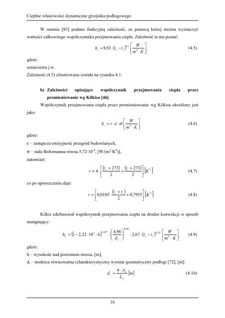 Cieplne właściwości dynamiczne grzejnika podłogowego