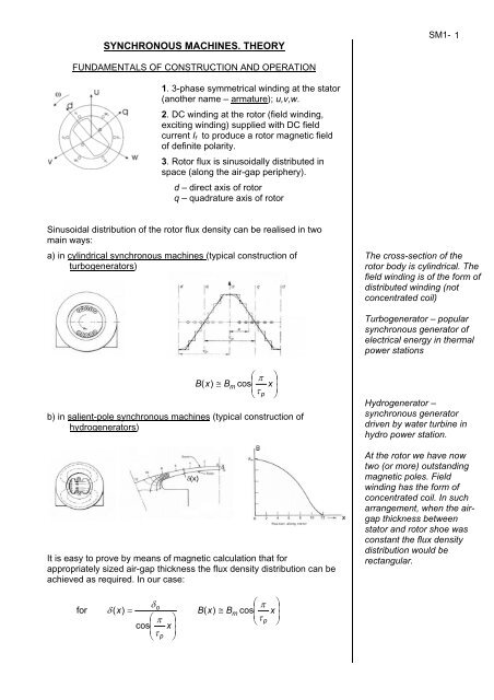 INDUCTION MACHINES I