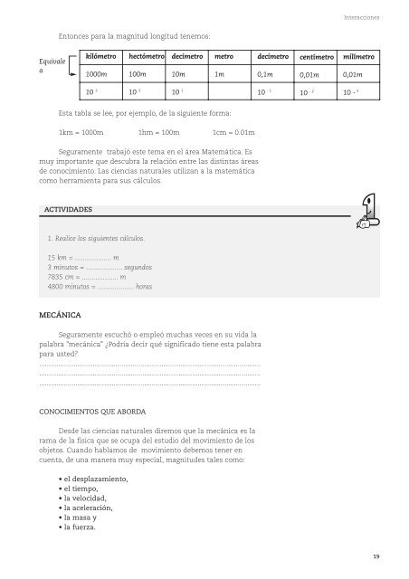 Ciencias Naturales I - Polimodal - Universidad Nacional de Cuyo