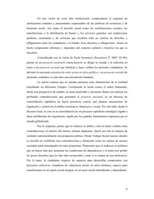 Informe Final Proyecto de Investigación 2007-2009 - Biblioteca ...