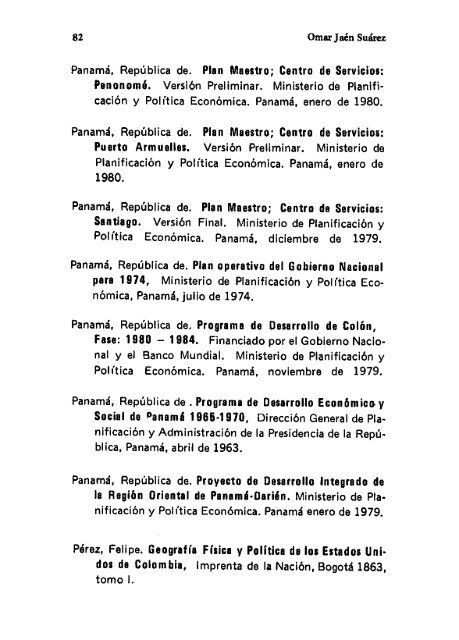 analisis regional y canal de panama - Biblioteca Virtual El Dorado