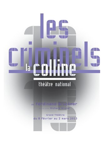 Mise en page 1 - Théâtre national de la colline