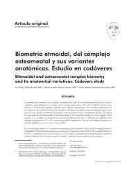 Biometría etmoidal, del complejo osteomeatal y sus ... - ACORL