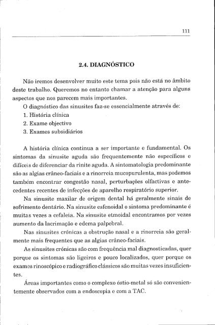 conceitos actuais do tratamento cirúrgico das sinusites crónicas