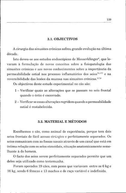 conceitos actuais do tratamento cirúrgico das sinusites crónicas