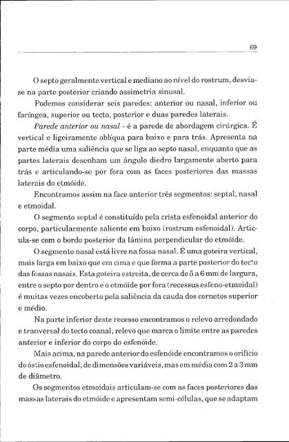 conceitos actuais do tratamento cirúrgico das sinusites crónicas