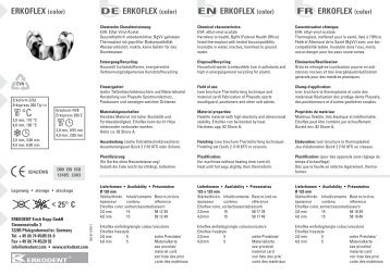 DE < 25° C ERKOFLEX (color) EN ERKOFLEX (color) FR ... - Erkodent