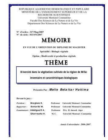 Page de garde  Université de Tlemcen