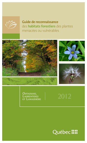 Guide de reconnaissance des habitats forestiers des plantes ...