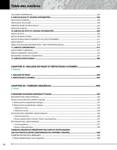 Pathologie cutanée tumorale - Club de Dermatopathologie