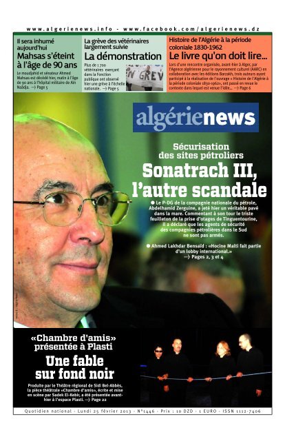 Fr-25-02-2013 - Algérie news quotidien national d'information