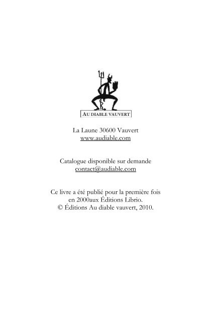 Le peuple de l'eau.pdf - Au diable vauvert