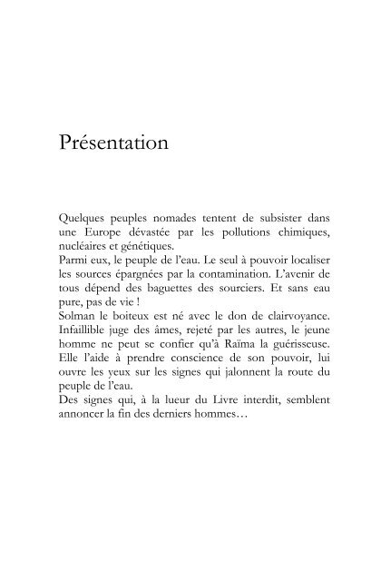 Le peuple de l'eau.pdf - Au diable vauvert