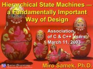 Hierarchical State Machines - UCSB CAD & Test