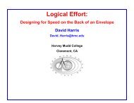 Harris' Logical Effort Tutorial - UCSB CAD & Test