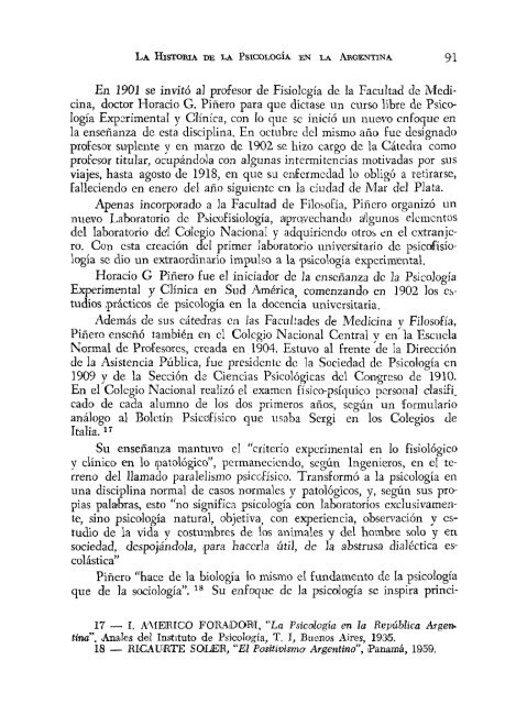 historia de la psicología en la argentina - Biblioteca Digital ...