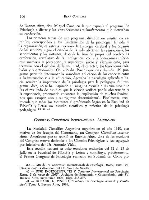 historia de la psicología en la argentina - Biblioteca Digital ...