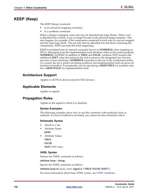 Xilinx Constraints Guide