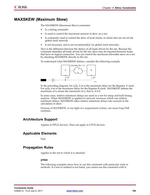 Xilinx Constraints Guide