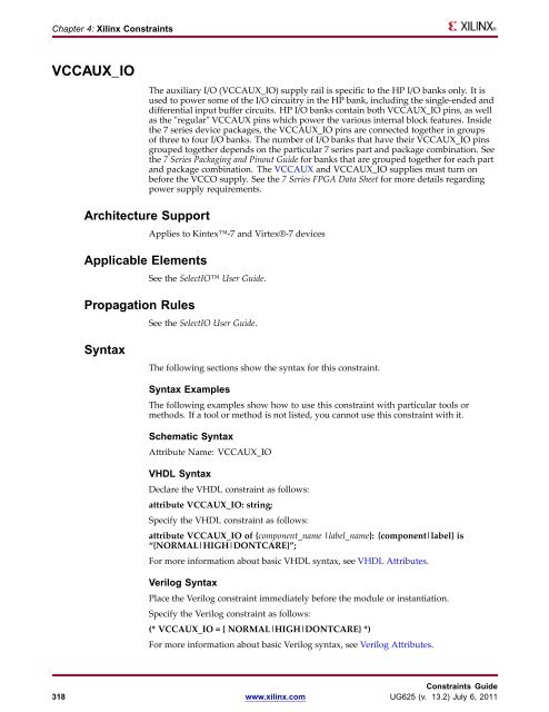 Xilinx Constraints Guide