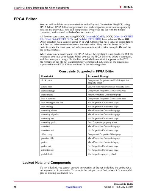 Xilinx Constraints Guide